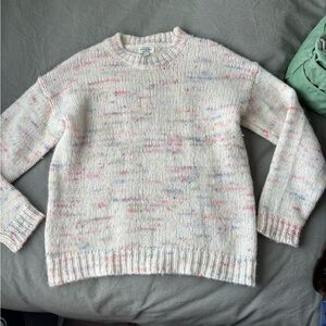 Hartford Confetti Cream Knit Sweater